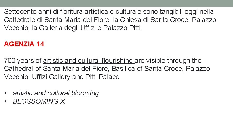 Settecento anni di fioritura artistica e culturale sono tangibili oggi nella Cattedrale di Santa