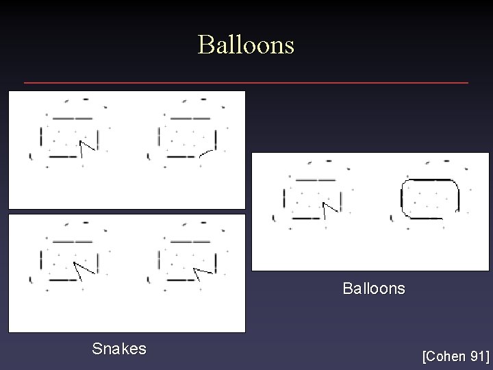 Balloons Snakes [Cohen 91] 