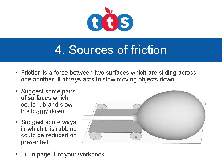 4. Sources of friction • Friction is a force between two surfaces which are
