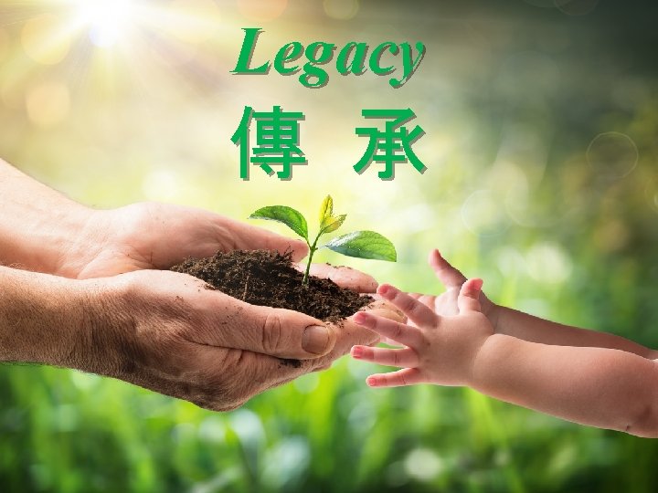 Legacy 傳 承 