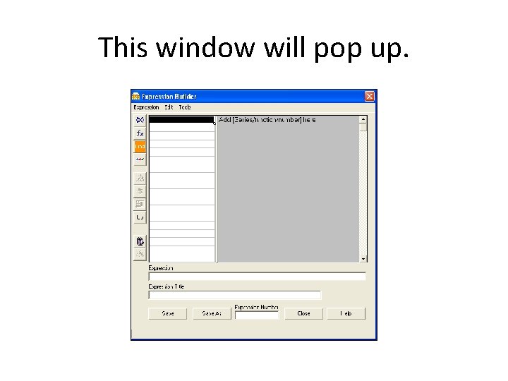 This window will pop up. 