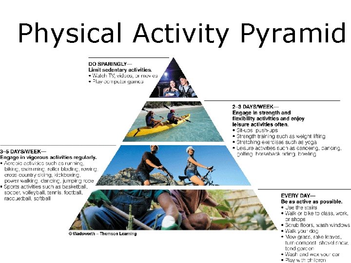 Physical Activity Pyramid 