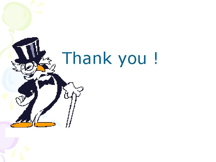 Thank you ! 