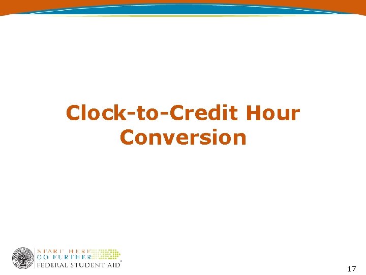 Clock-to-Credit Hour Conversion 17 