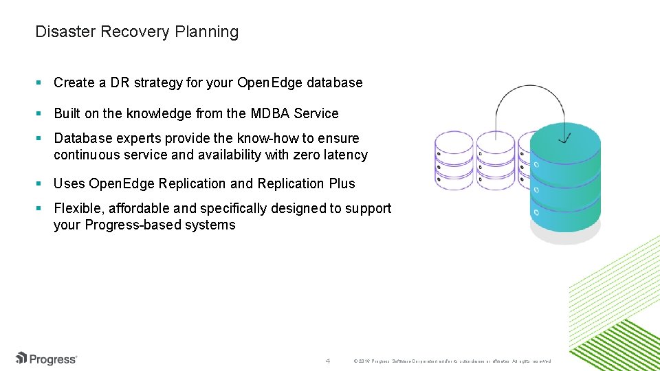 Disaster Recovery Planning § Create a DR strategy for your Open. Edge database §