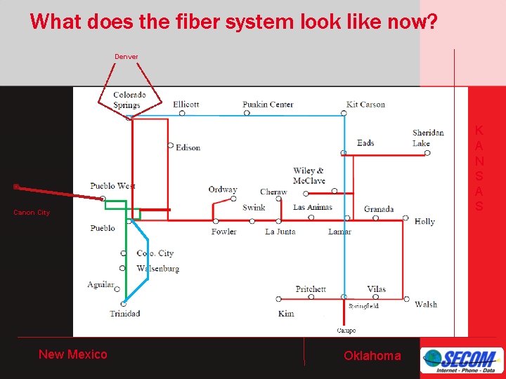 What does the fiber system look like now? Denver K A N S A