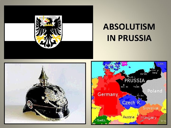 ABSOLUTISM IN PRUSSIA 