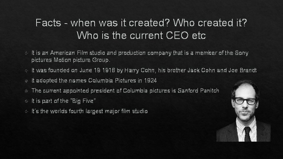 Facts - when was it created? Who created it? Who is the current CEO