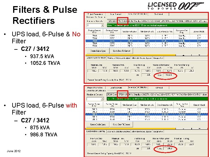 Filters & Pulse Rectifiers • UPS load, 6 -Pulse & No Filter – C