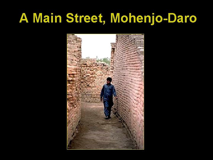 A Main Street, Mohenjo-Daro 