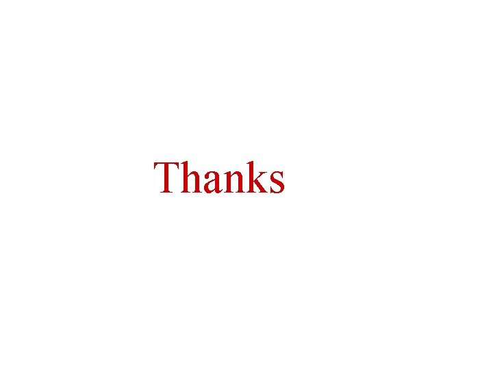 Thanks 