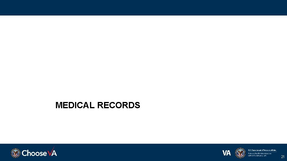 MEDICAL RECORDS 21 