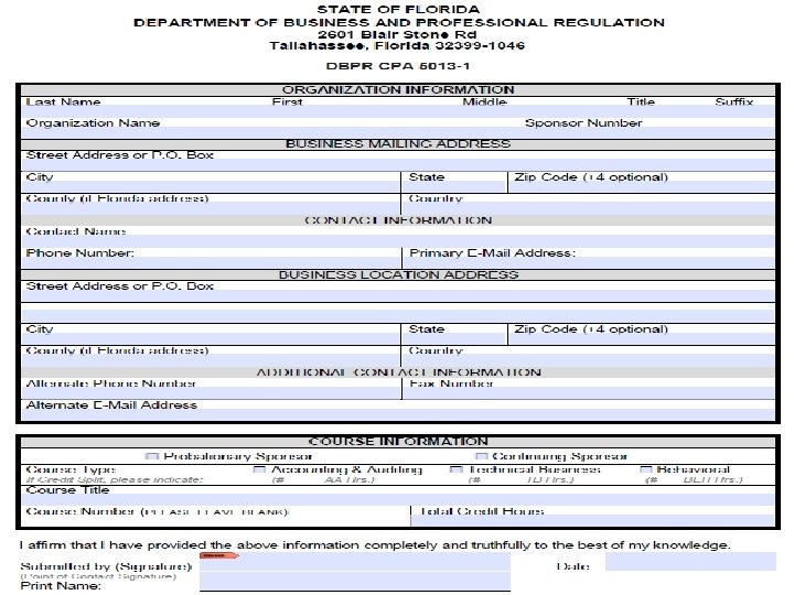 Continuing Education Unit Provider Approval • • • Provider applications are approved in house