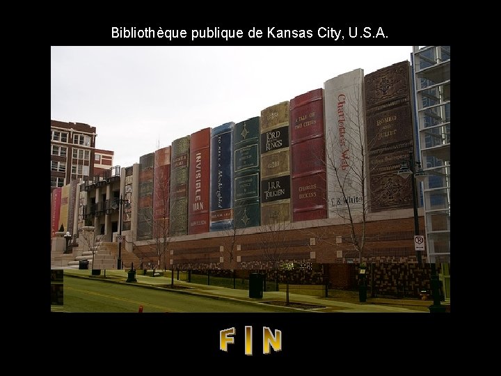 Bibliothèque publique de Kansas City, U. S. A. 