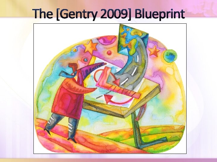 The [Gentry 2009] Blueprint 