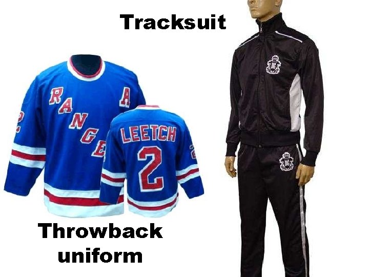 Tracksuit Throwback uniform 