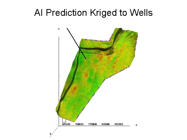 AI Prediction Kriged to Wells 