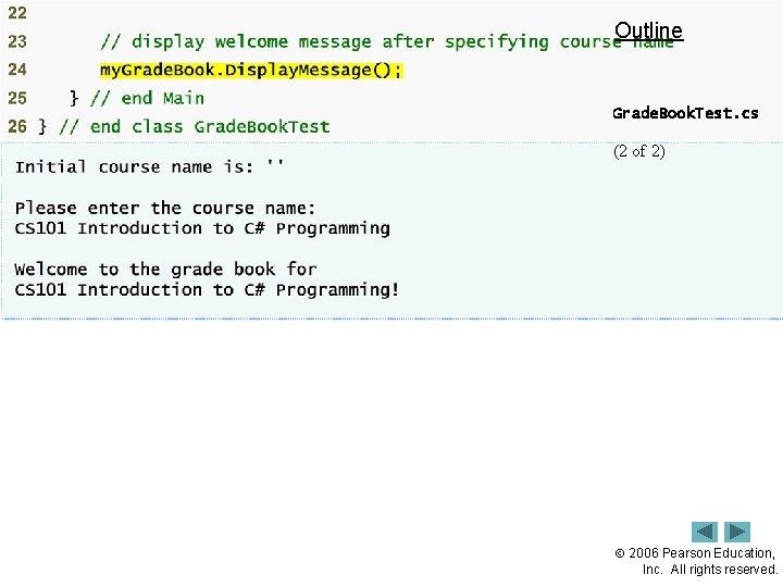 Outline 16 Grade. Book. Test. cs (2 of 2) 2006 Pearson Education, Inc. All