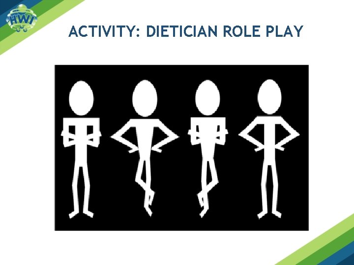 ACTIVITY: DIETICIAN ROLE PLAY 