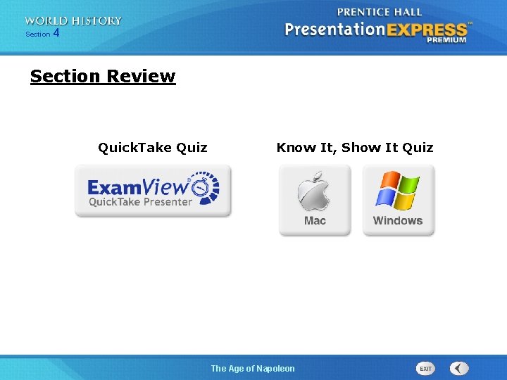 254 Section 1 Chapter Section Review Quick. Take Quiz Know It, Show It Quiz