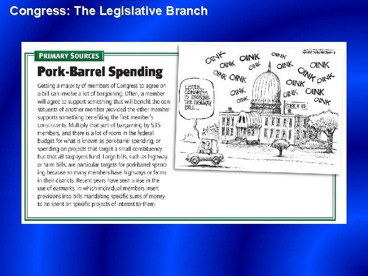 Congress: The Legislative Branch 