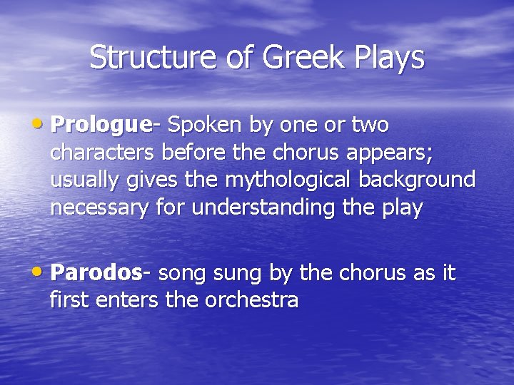 Introduction to Greek Theatre Antigone By Sophocles Origins