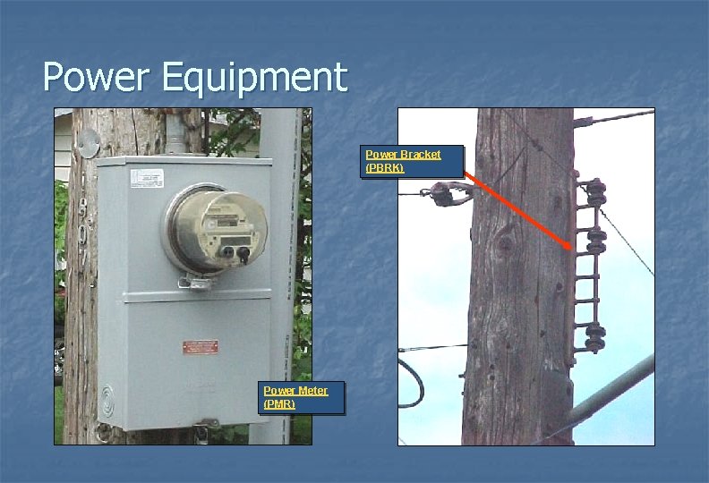 Power Equipment Power Bracket (PBRK) Power Meter (PMR) 