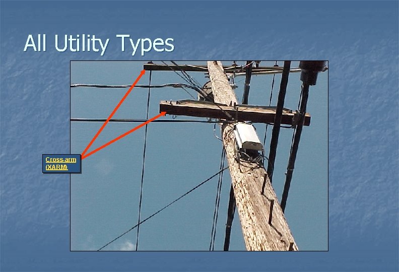 All Utility Types Cross-arm (XARM) 