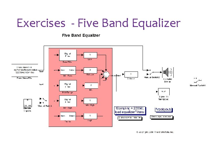 Exercises - Five Band Equalizer Exercises - Five Band Equalizer