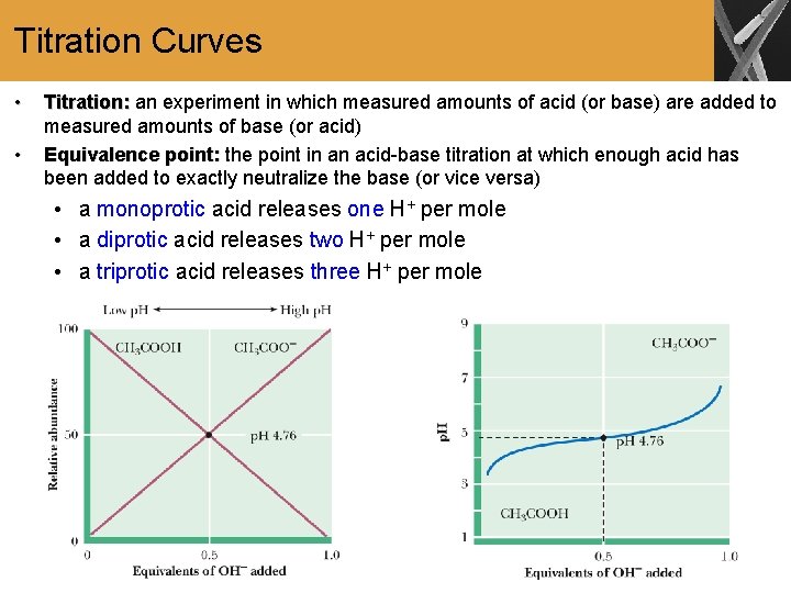Titration Curves • • Titration: an experiment in which measured amounts of acid (or