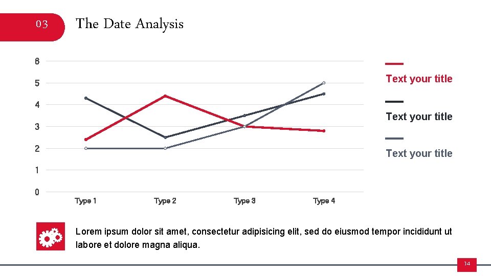03 The Date Analysis 6 Text your title 5 4 Text your title 3