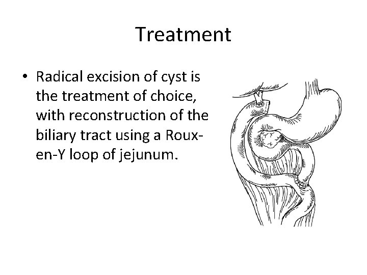 Treatment • Radical excision of cyst is the treatment of choice, with reconstruction of