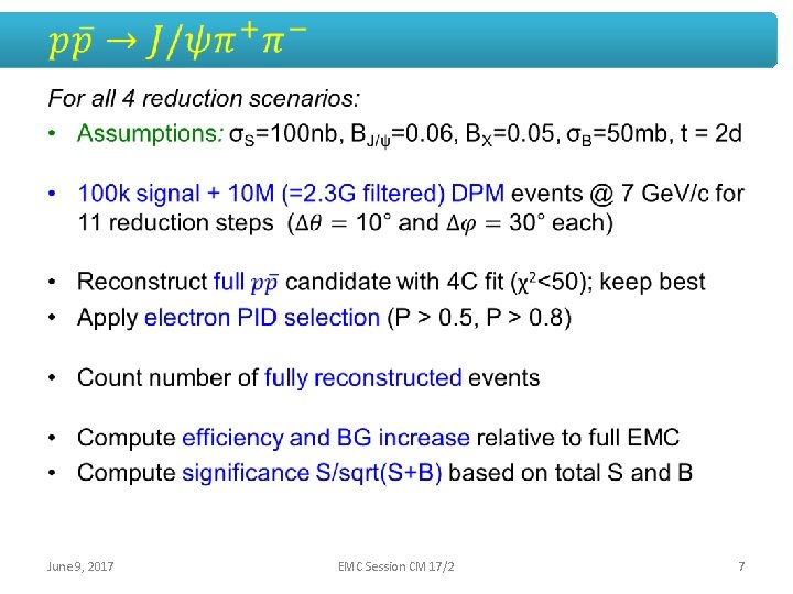  • June 9, 2017 EMC Session CM 17/2 7 