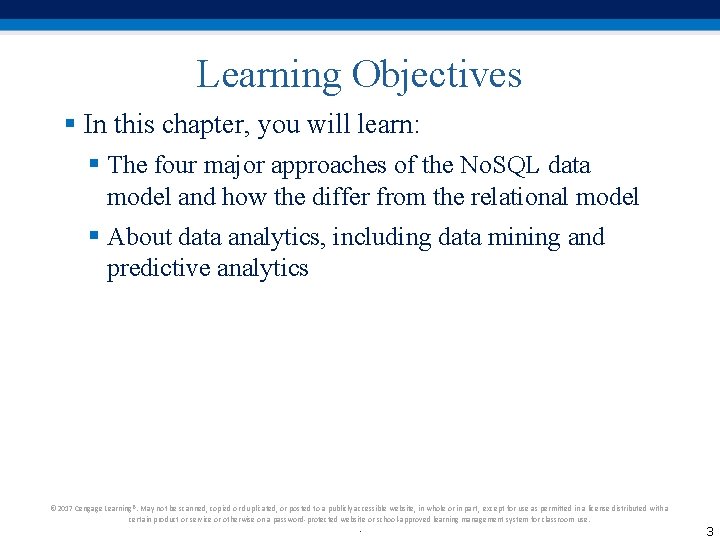 Learning Objectives § In this chapter, you will learn: § The four major approaches