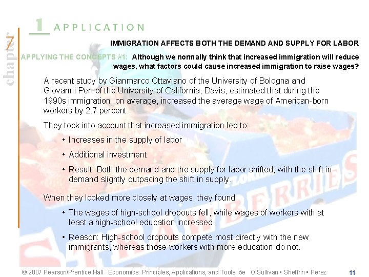 chapter IMMIGRATION AFFECTS BOTH THE DEMAND SUPPLY FOR LABOR APPLYING THE CONCEPTS #1: Although