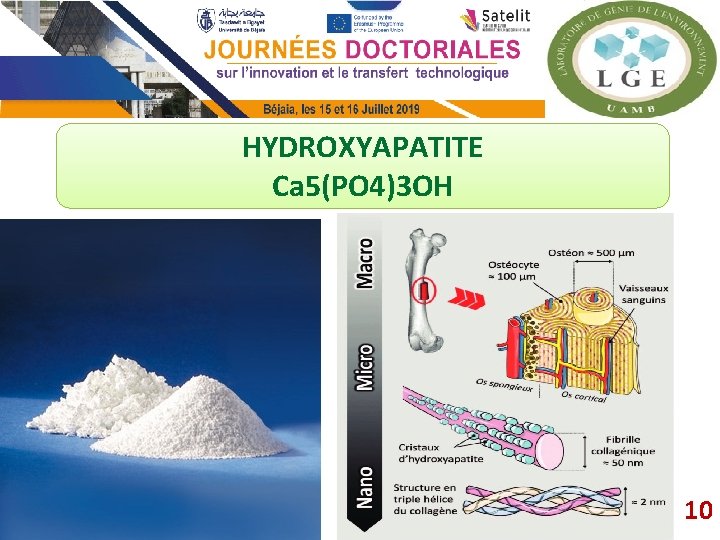 HYDROXYAPATITE Ca 5(PO 4)3 OH 10 