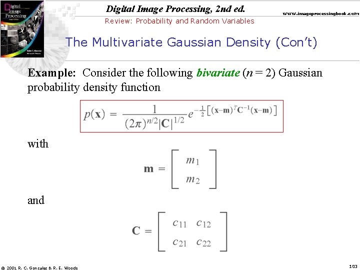 Digital Image Processing, 2 nd ed. www. imageprocessingbook. com Review: Probability and Random Variables