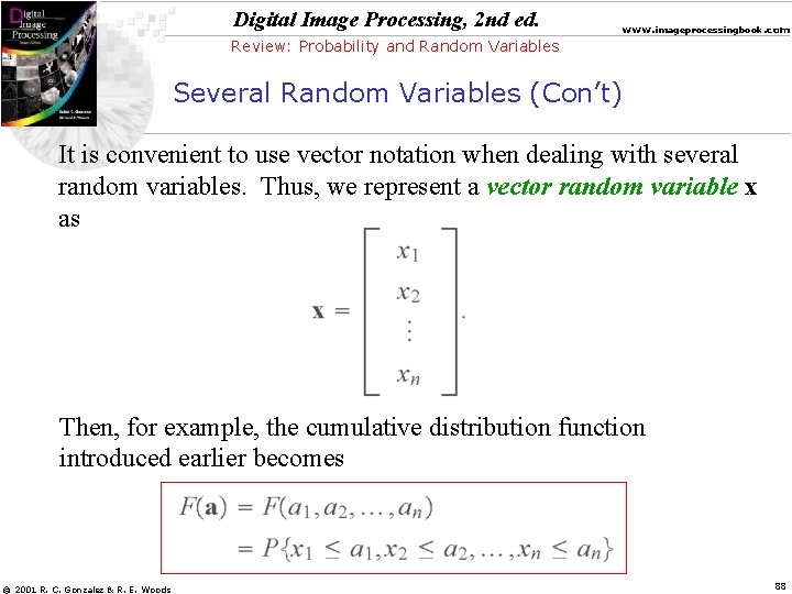 Digital Image Processing, 2 nd ed. www. imageprocessingbook. com Review: Probability and Random Variables