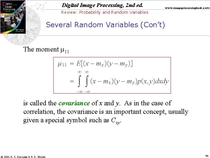Digital Image Processing, 2 nd ed. www. imageprocessingbook. com Review: Probability and Random Variables