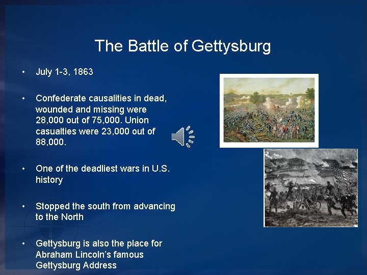 The Battle of Gettysburg • July 1 -3, 1863 • Confederate causalities in dead,