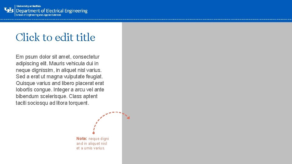 Click to edit title Em psum dolor sit amet, consectetur adipiscing elit. Mauris vehicula