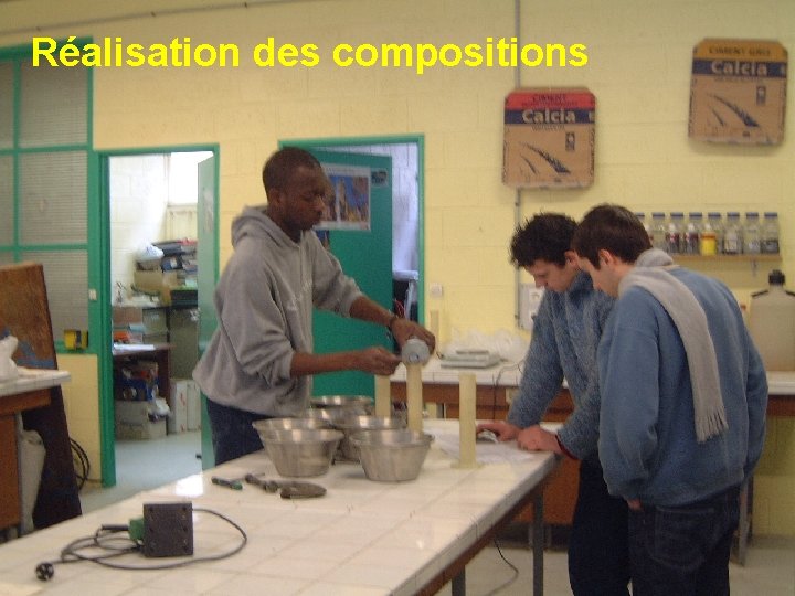 Réalisation des compositions 