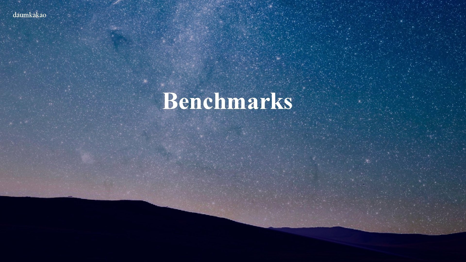 daumkakao Benchmarks 