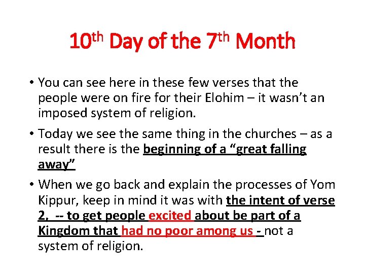 10 th Day of the 7 th Month • You can see here in