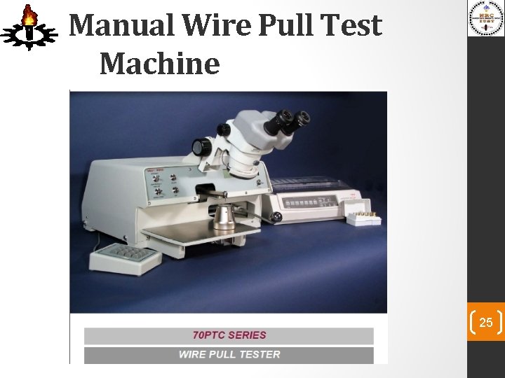Manual Wire Pull Test Machine 25 