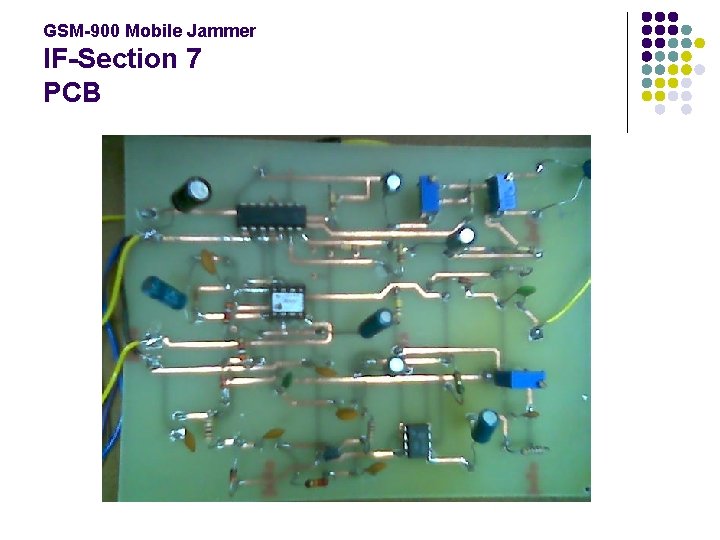 GSM-900 Mobile Jammer IF-Section 7 PCB 