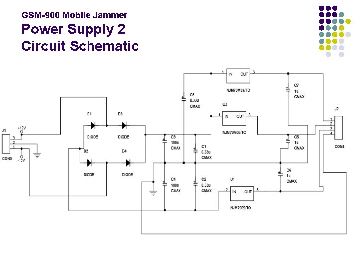 GSM-900 Mobile Jammer Power Supply 2 Circuit Schematic 