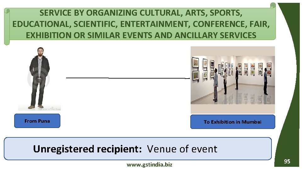 SERVICE BY ORGANIZING CULTURAL, ARTS, SPORTS, EDUCATIONAL, SCIENTIFIC, ENTERTAINMENT, CONFERENCE, FAIR, EXHIBITION OR SIMILAR