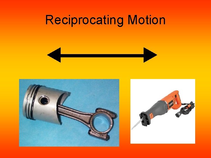 Reciprocating Motion Reciprocating Motion