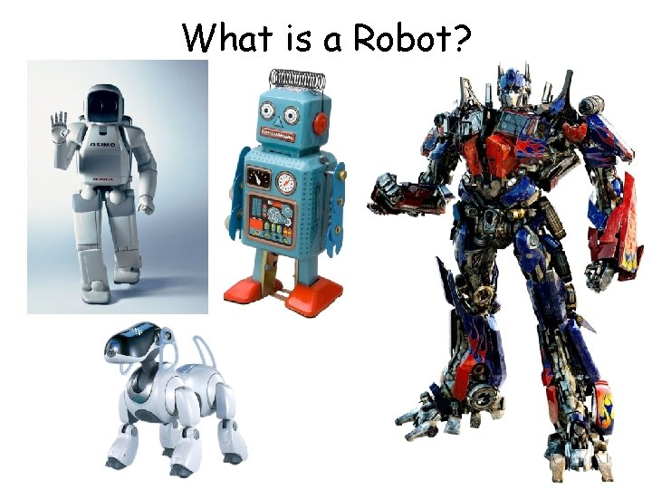 What is a Robot? 